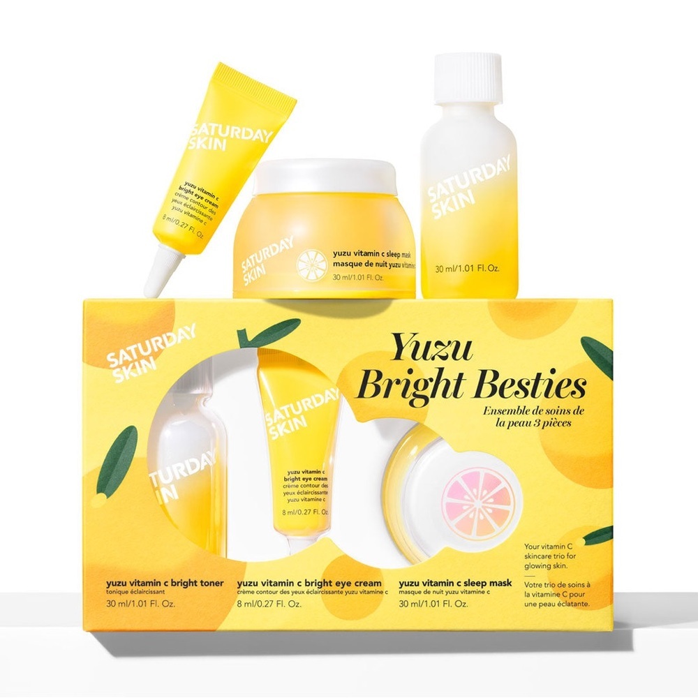 Saturday Skin Yuzu Bright Besties 3-Step Kit
